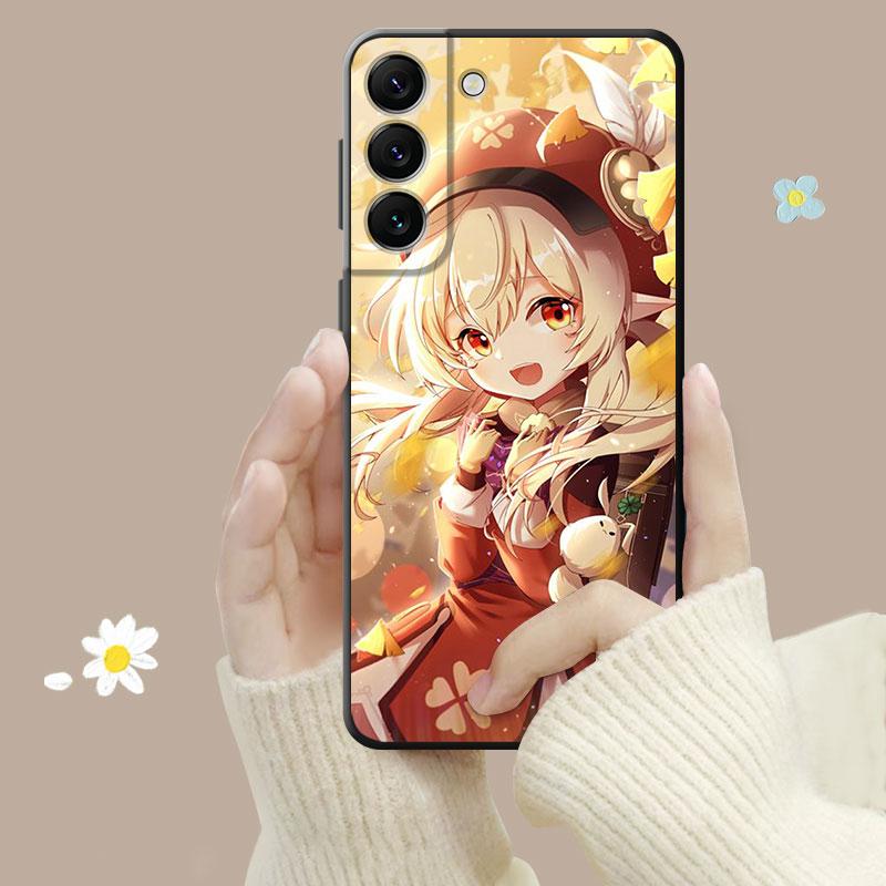 Чехол для Samsung Galaxy S23 S22 S21 S20 Fe Ultra S10 S9 S8 Plus Note 20ultra 10plus, чехол для игры Genshin Impact Yan Fei Barbatos