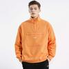 Palace FW23 Толстовка унисекс с воротником-стойкой, молнией на четверть, стиркой, принтом с буквами, передним карманом и кулиской по низу P25ES068