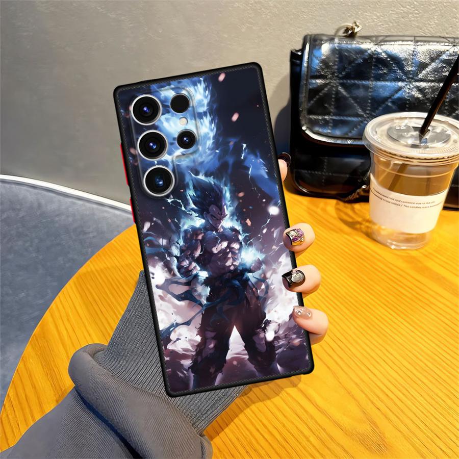 Чехол-накладка Dragon Ball Space Goku для Samsung Galaxy S25 Edge S21 S9 S22 Plus S20 S10 S23 Ultra S24 FE