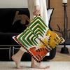 Egypt Colorful Abstract Tiger Cushion Cover Pillow Cover Decor Pillowcase Printed Cushion Case for Couch