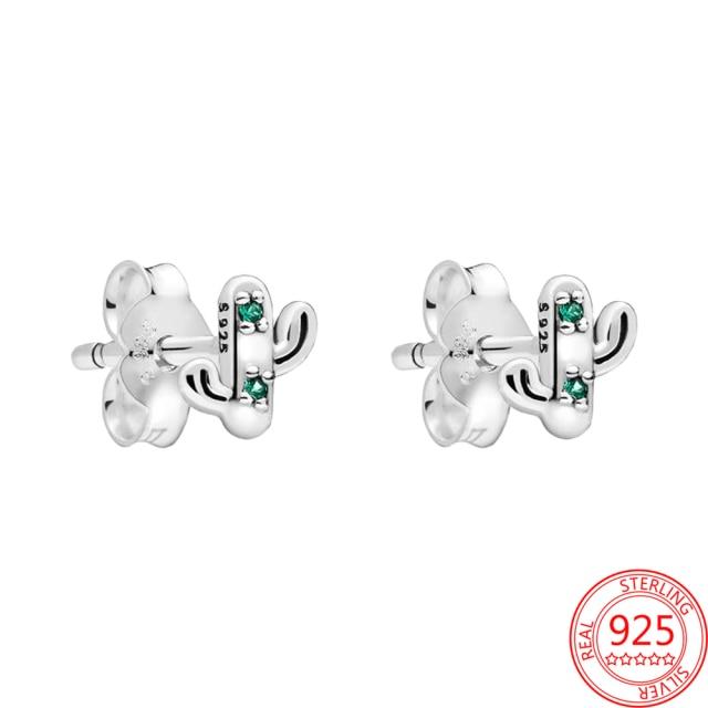 Распродажа 925 пробы стерлингового серебра много стилей циркония серьги девушки ежедневного знакомства простые серьги день рождения модные ювелирные изделия подарки