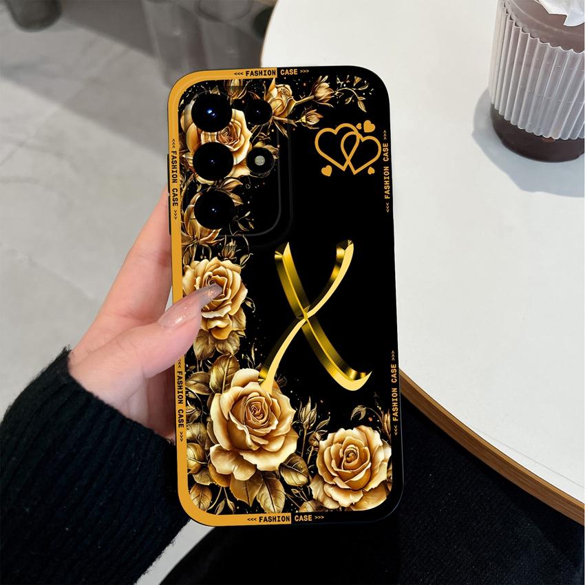 Для Itel Super S26 S25 Ultra S24 S23 P65 P55 P40 A90 A80 City 100 Чехол для телефона Черный с цветочным узором Матовый силиконовый защитный чехол для Itel Capa