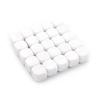 10Pcs Kids Educational Toy Board Game Dices Set White Dices Mathematical Tool 6 Sided Dices Acrylic Round Corner Dices