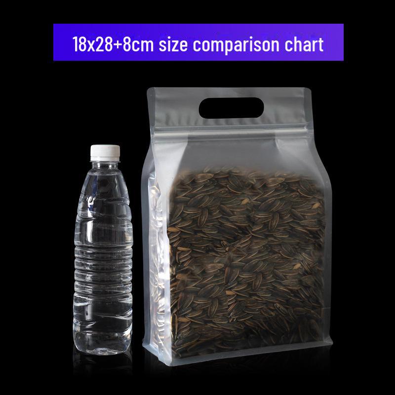 Прозрачные утолщенные пакеты с застежкой Ziplock для упаковки продуктов питания, орехов, сухофруктов и новогодних товаров