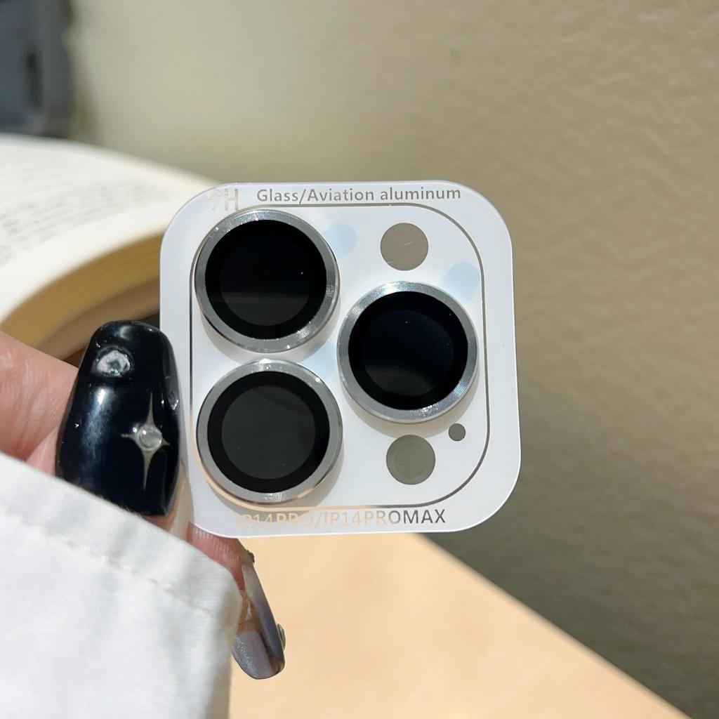 Полная защита объектива камеры для iPhone 14 Plus 11 15 Pro Max 12 Mini, закаленное стекло, металлическая защитная пленка для объектива, задняя крышка