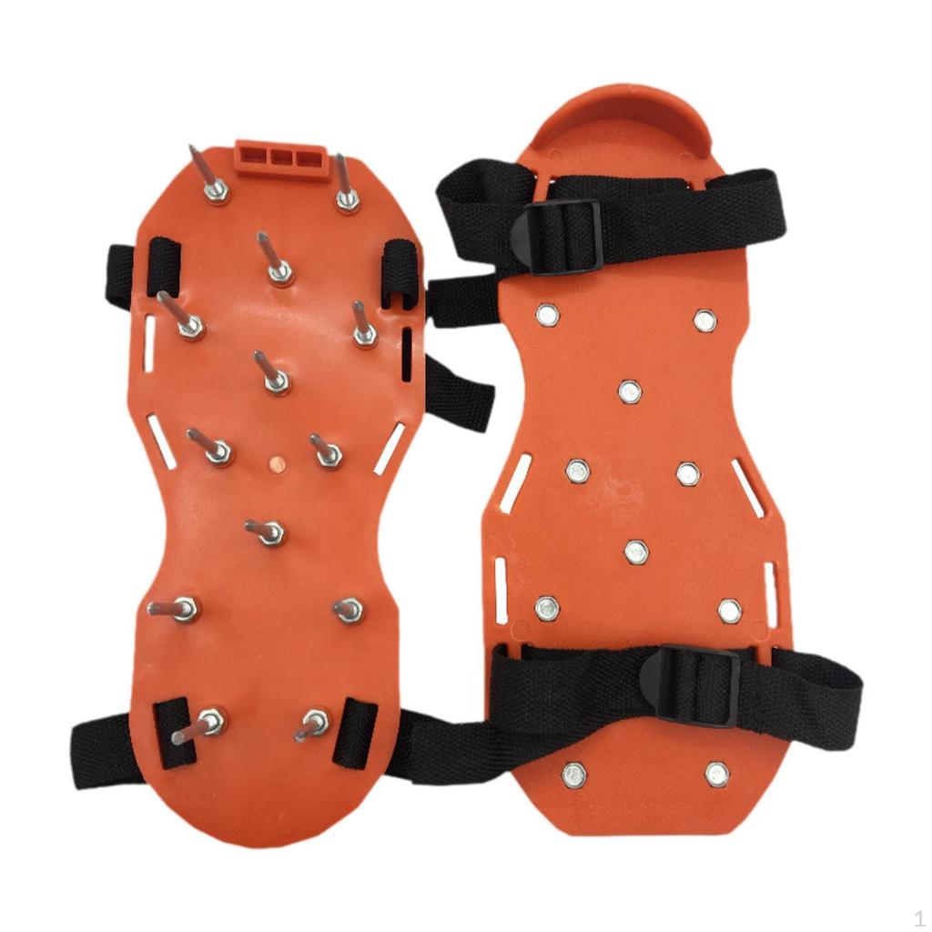 Газон аэратор обувь шипы регулируемые ремни для эпоксидного напольного покрытия