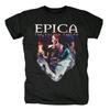 Группа Epica The Solace System Хлопок Черный Все Размеры Унисекс Рубашка Унисекс Футболка