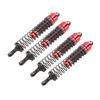RC Oil Filled Shock Absorber 1 10 Scale 95mm High Strength Aluminum Alloy RC Shock Absorber Oil Damper Red