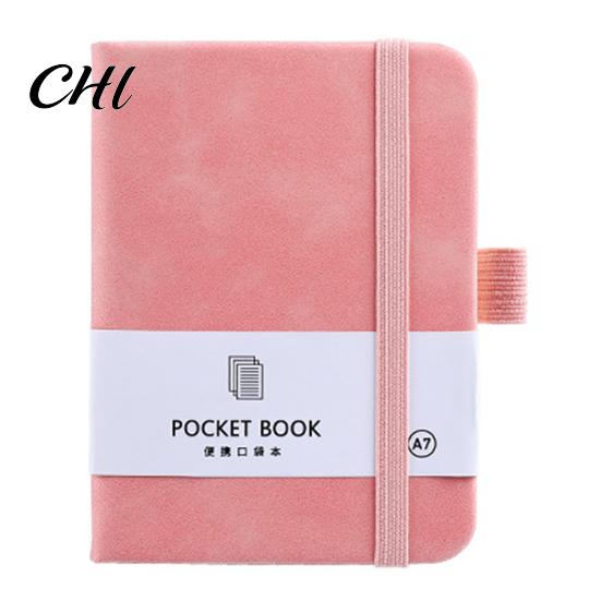 Easy To Find Notebook Stylish Portable Diary with Elastic Strap Durable With Design Compact Record Notepad for Home Office Travel-friendly