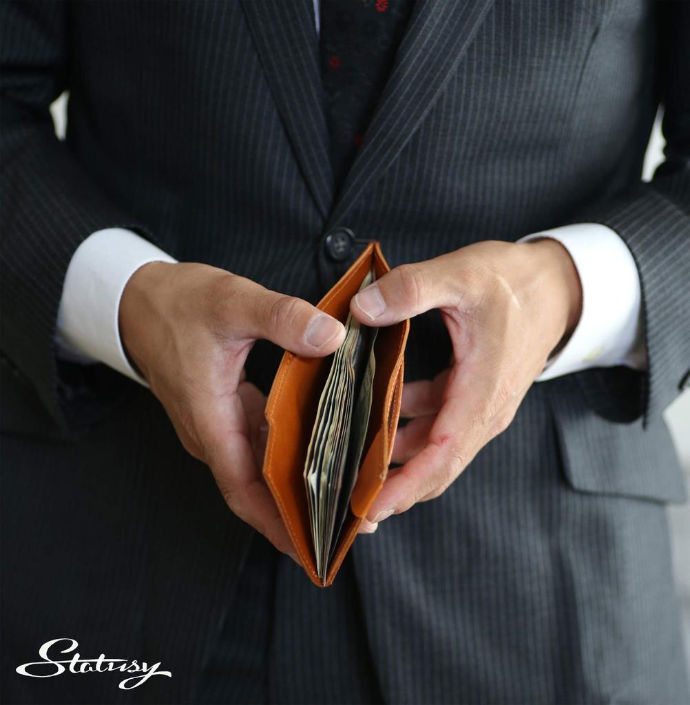 FRAGMAN Длинный кошелек из натуральной кожи, очень маленький, сделано в Японии, кожа Tochigi, вмещает 20 купюр без складывания [STATUSY] Женские и мужские! (верблюд)