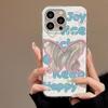 Чехол для телефона Feather Luster для Samsung A53 A14 A33 A12 A32 S24 S23 Plus S20 S21 FE для iPhone 17 15 16 13 Pro 17 16 Pro Max Чехол для телефона с бабочкой и бантом