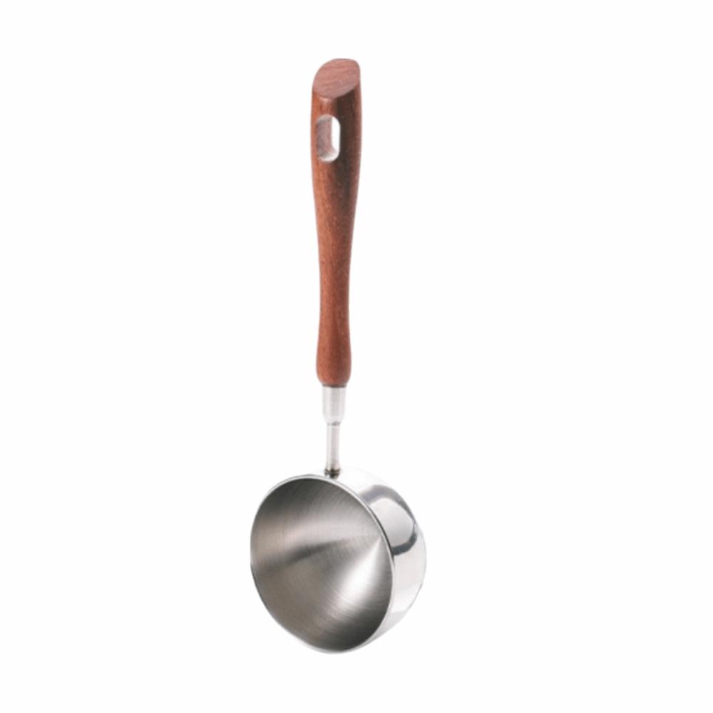 Wood Handle Coffee Measuring Spoon 30ML Coffee Sugar Scoop Kitchen Tools