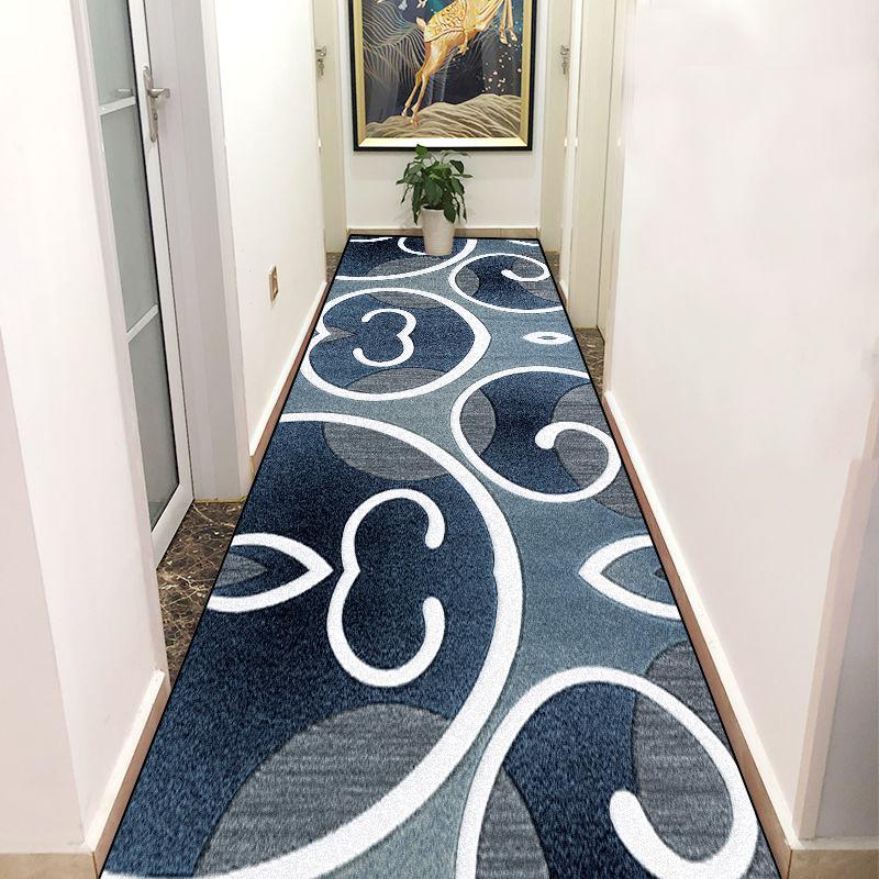 Скандинавский Светлый Роскошный Длинный Ковер для Коридора Геометрический Декор Ковровая Дорожка для Холла Напольные Коврики Ковры для Прихожей Противоскользящие Коврики для Комнаты Прикроватные Коврики