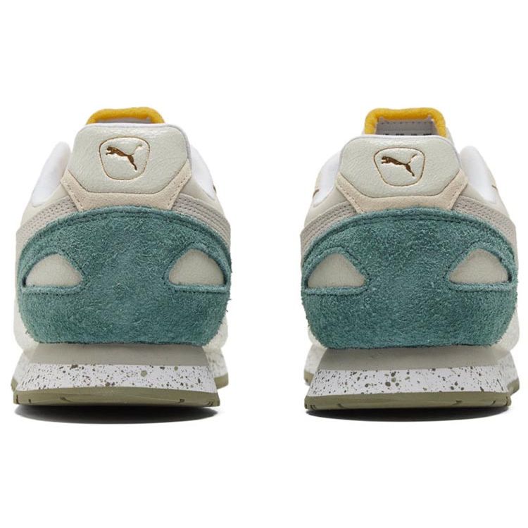 Puma Mirage Og Комфортные низкие лайфстайл кроссовки с круглым носком Унисекс кроссовки Белый Зеленый 375514-01