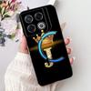 Для Infinix GT 20 Pro 2024 Новый модный чехол для телефона с короной и первой буквой Для Infinix GT20 Pro 5G X6871 Черный силиконовый мягкий чехол