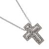 Damiani Belle Epoque XXS Necklace K18 White Gold/diamond Cross 4.5g Women Used