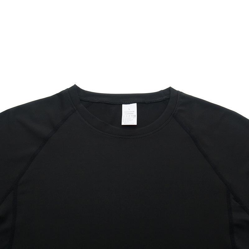 Мужская спортивная футболка с высокой эластичностью и быстрой сушкой для бега на открытом воздухе