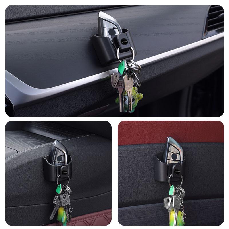 Car Key Storage Box Organizer Sunglasses Card Holder Clip Auto Sticker For Mercedes Benz AMG W204 W205 W203 W211 W212 W213 W210 GX2