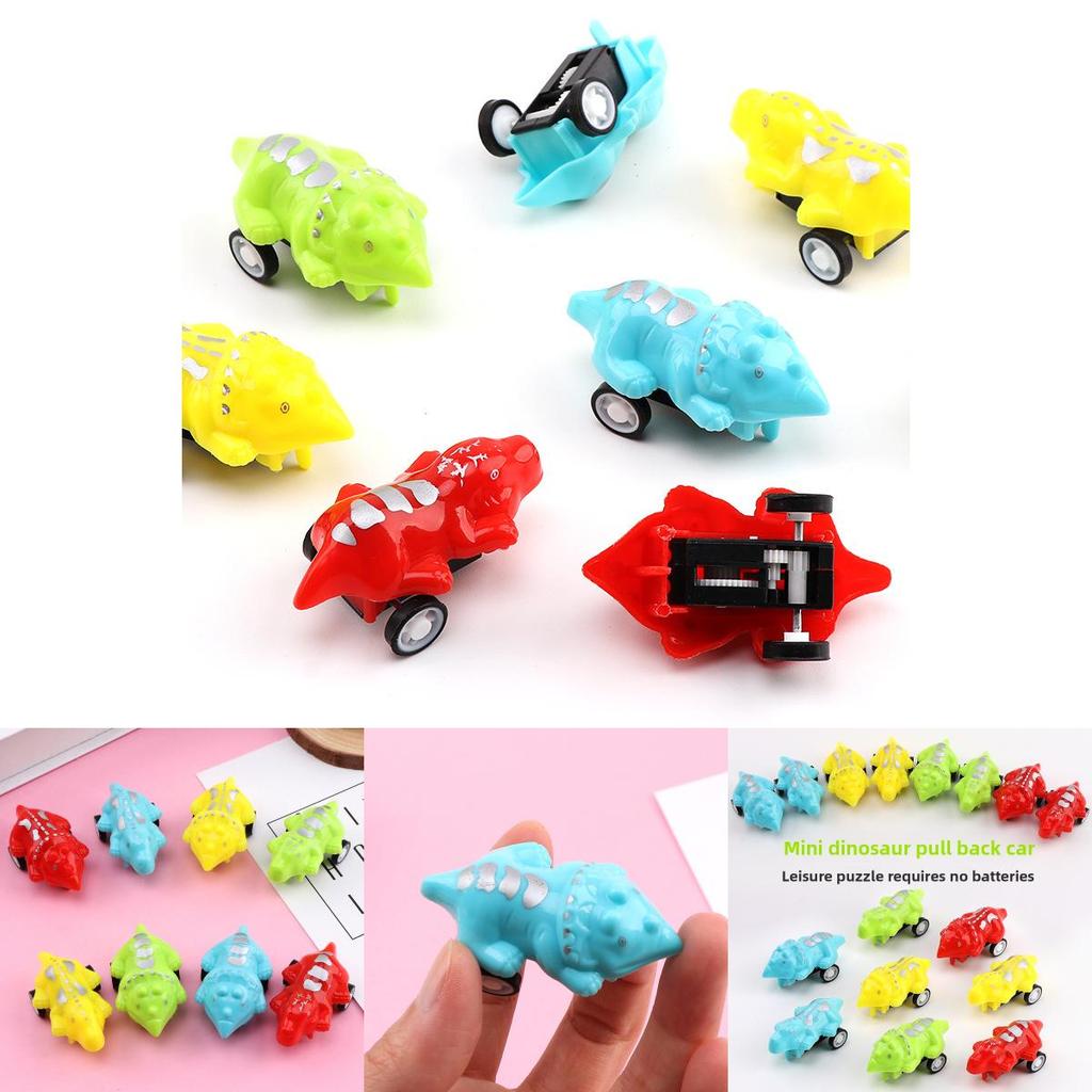 Dinosaur Toy Car With Pull Back Action For Kids Educational Play Gift