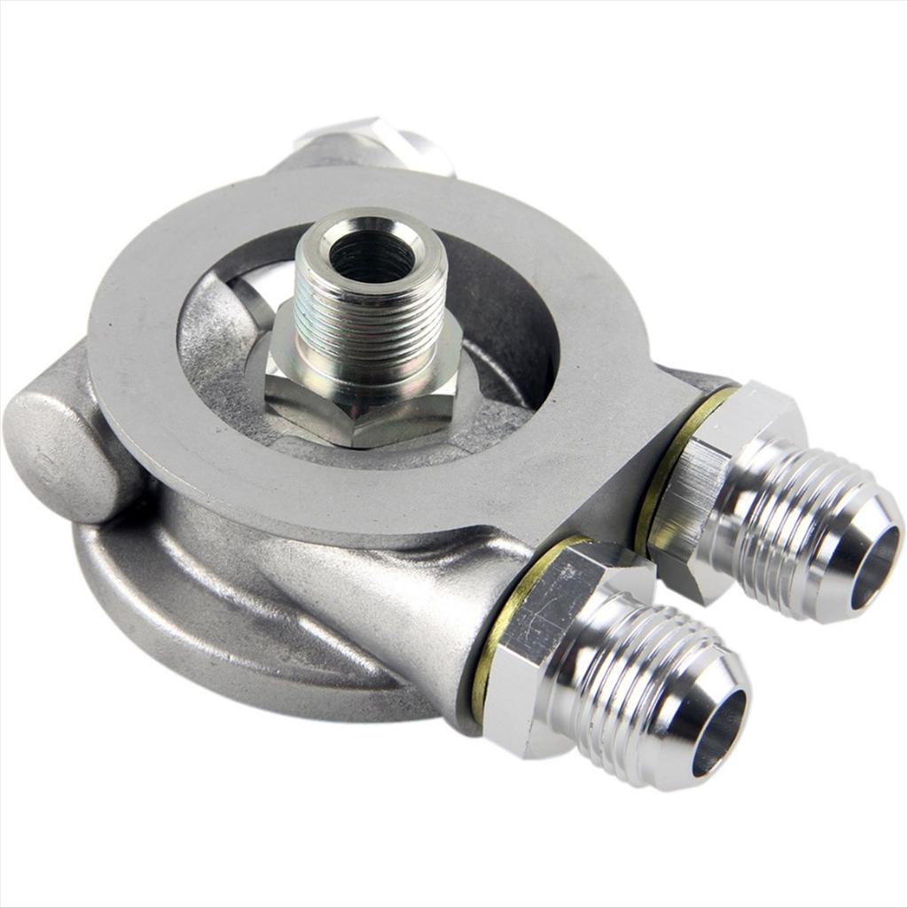 Oil Cooler Sandwich Plate Filter Adapter Turbo Thermostat Oil Sender Adapter High Quality Aluminum AN8 AN10 Car Parts