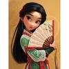 Disney DIY Жемчужная живопись Мулан Героическая Настенное украшение дома Жемчужные драгоценные камни Живопись Картины Поделки Украшение дома