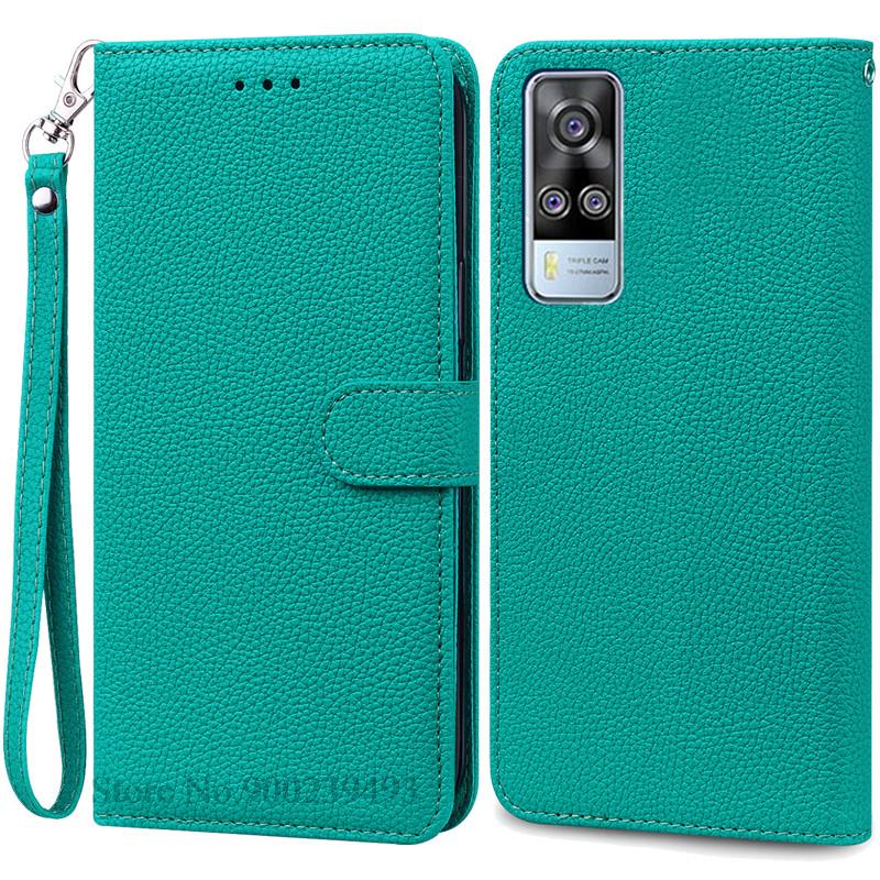 Для Vivo Y31 2021 Чехол V2036 Чехол-книжка с кошельком Для Vivo Y51 Y51A V2030 Y 51 31 Чехол VivoY31 Для Vivo Y33 Y53S 4G Мягкая обложка Funda