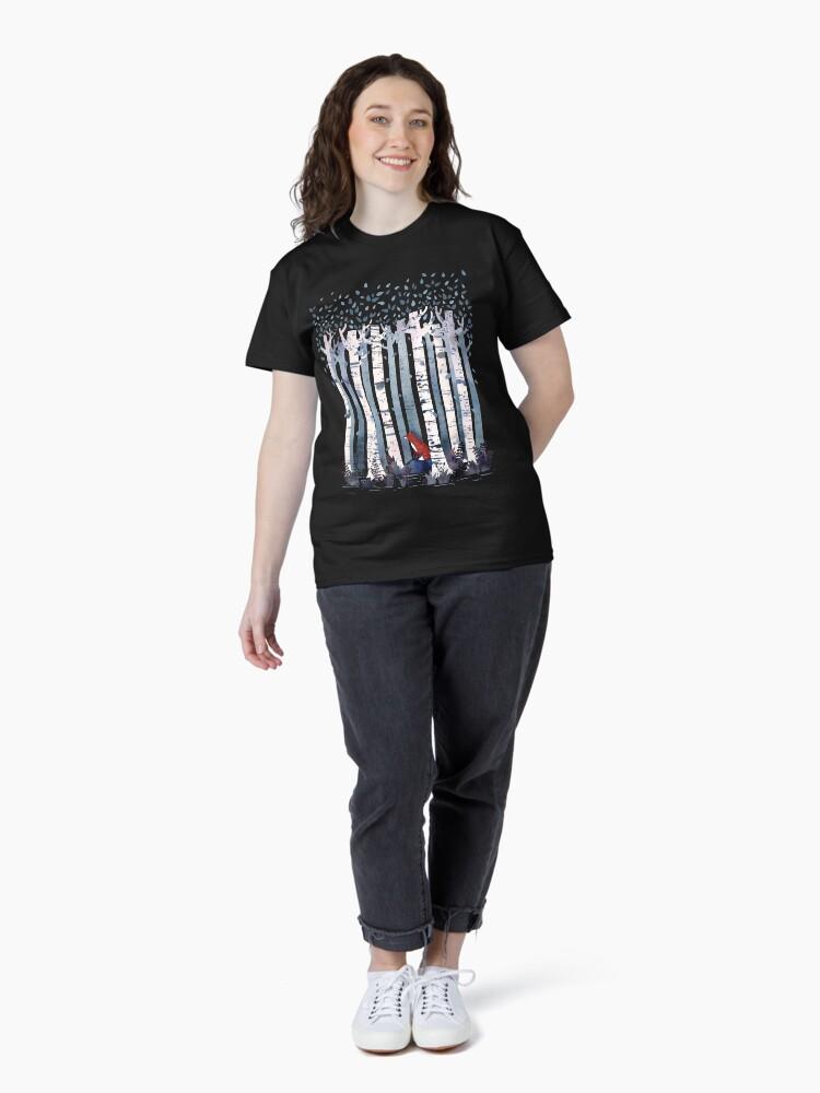 Red The Birches (in Blue) Classic T-Shirt