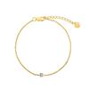 Natural Diamond Bracelet for K18 April 18K Gift Women, Gold, Birthstone, Gold, Mother's Day, Christmas, Birthday, Anniversary, Present,