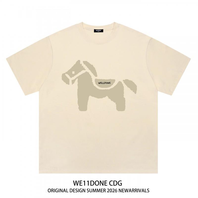 WEDONECDG Graphic Print Cotton T-Shirt Women Loose Fit Short Sleeve Casual Top