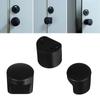 2PCS Public Toilet Bathroom Black Knob Plastic Handle Partition Handle