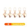 5/1PCS Detachable Zipper Puller Universal Replacement Metal Zipper Head Repair Kits Luggage Purses Handbag Clothes Zipper Slider