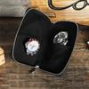 Genuine Leather 2 Pcs Watch Pouch Cowhides Two Slots Watches Case Portable Jewelry Accessory Storage Bags Boxes