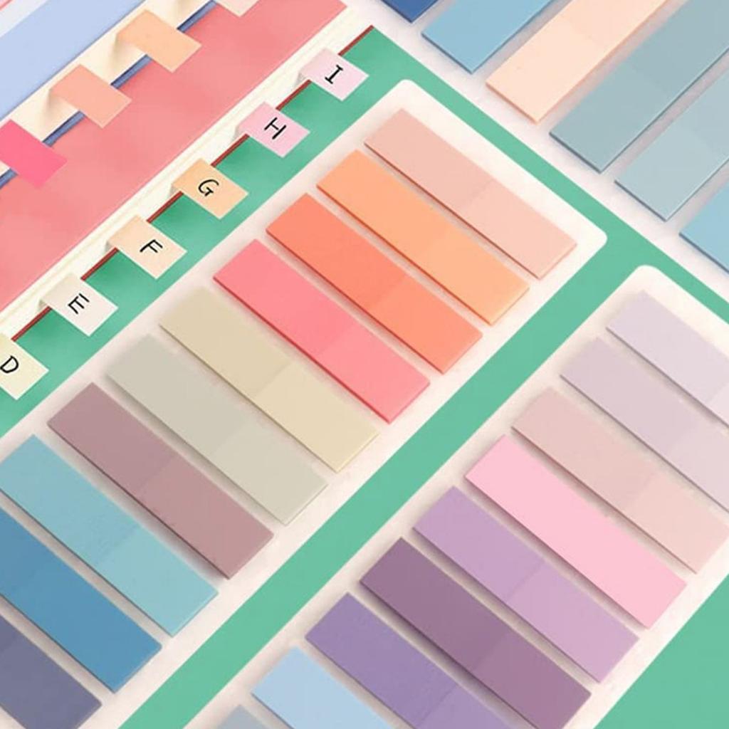 60 цветов самоклеящиеся записки блокноты закладки портативные индексные наклейки классификационные бумажные знаки офисные принадлежности