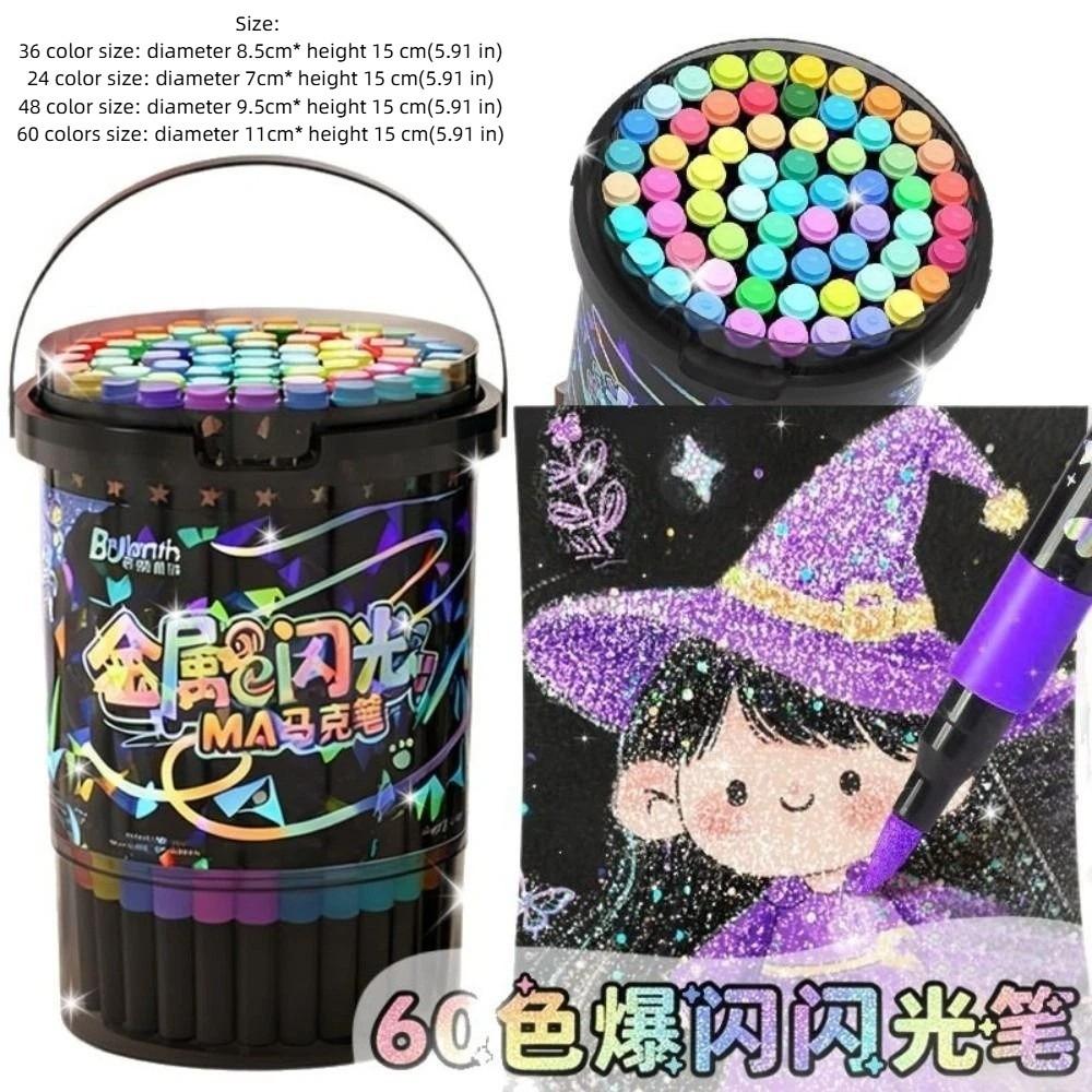 Washable Ink Acrylic Marker Soft Head Design Painting Pen New Art Pen for Elementary School