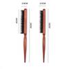 Three Row Wooden Hair Combs Evening Party Bride's Hairdress Hair Fluffy Bristle Combs Bun Hair Styling Accessories for Women