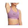 Soft Skin-Friendly Solid Color Casual Sports Underwear Women Underwear Purple FN8512-536
