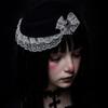 Sweet Lace Billycock Hat Exquisite Heart Crystal Round Hat Beanie Hat Bow Pillbox Hat Ladies