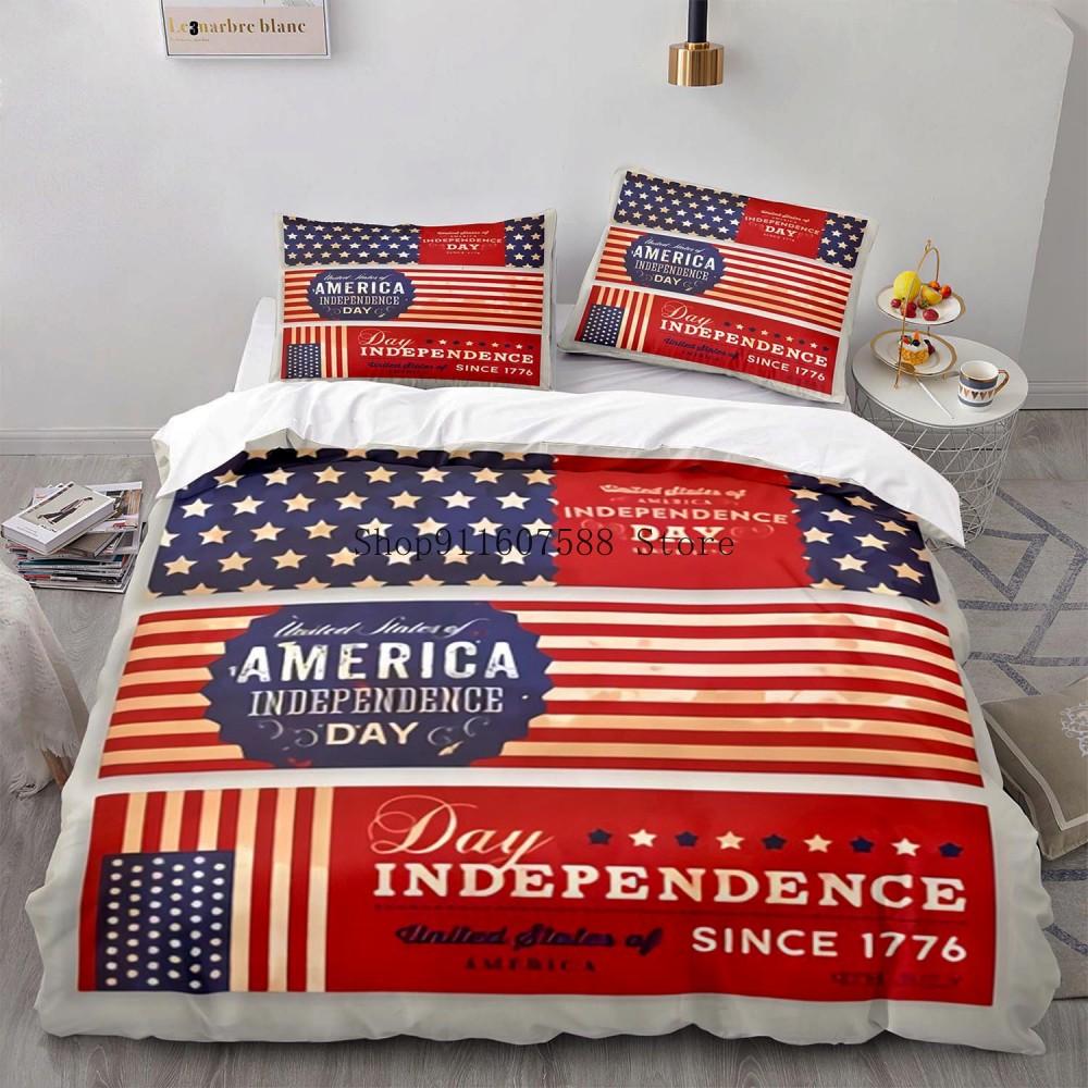 Комплект пододеяльника с национальным флагом размера кинг, креативный комплект постельного белья с американским флагом для подростков и взрослых, пододеяльник из микрофибры, ретро комплекты для кровати