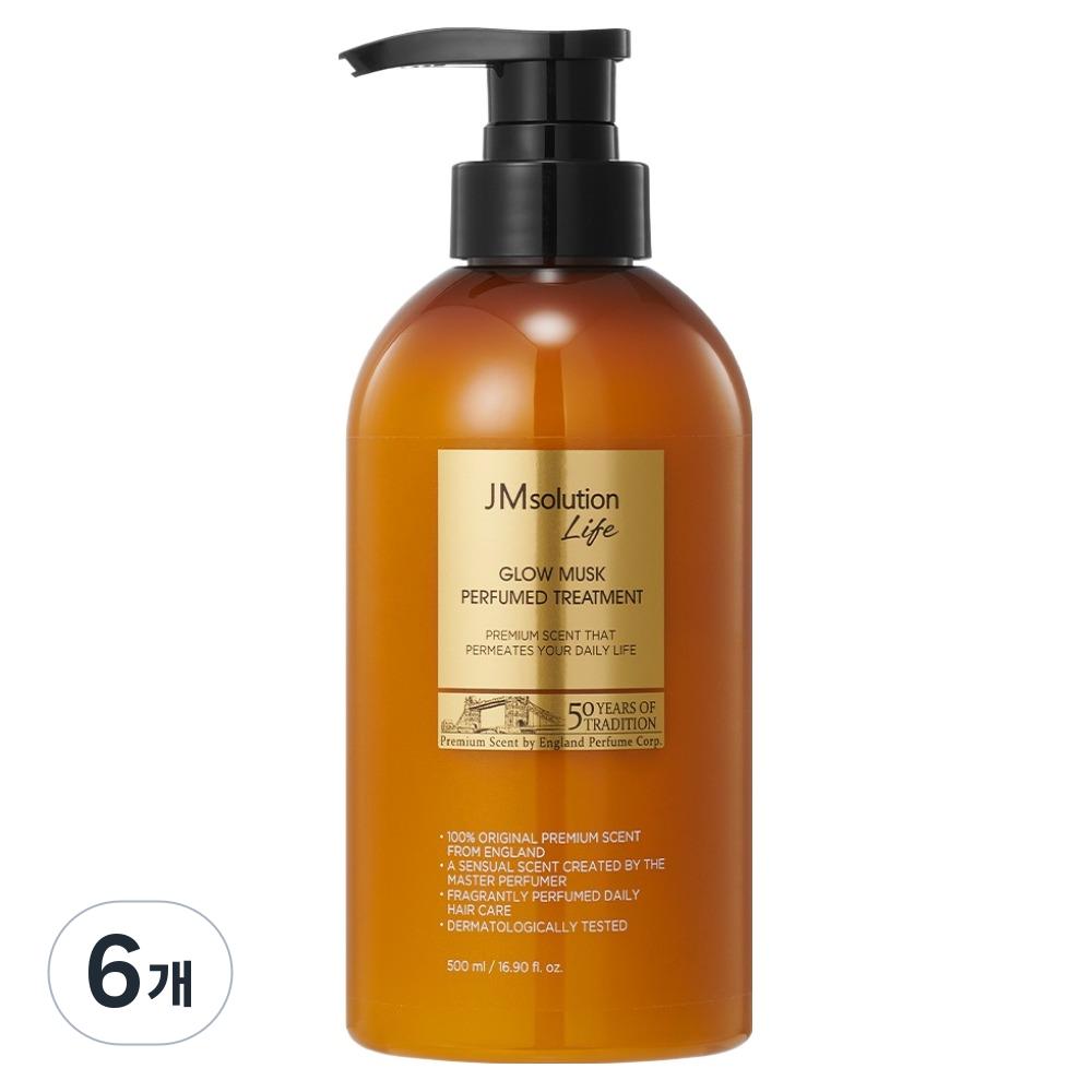 JM Solution Life Glow Musk Парфюмированный кондиционер для волос Лаванда и Цитрус 6 шт 500 мл