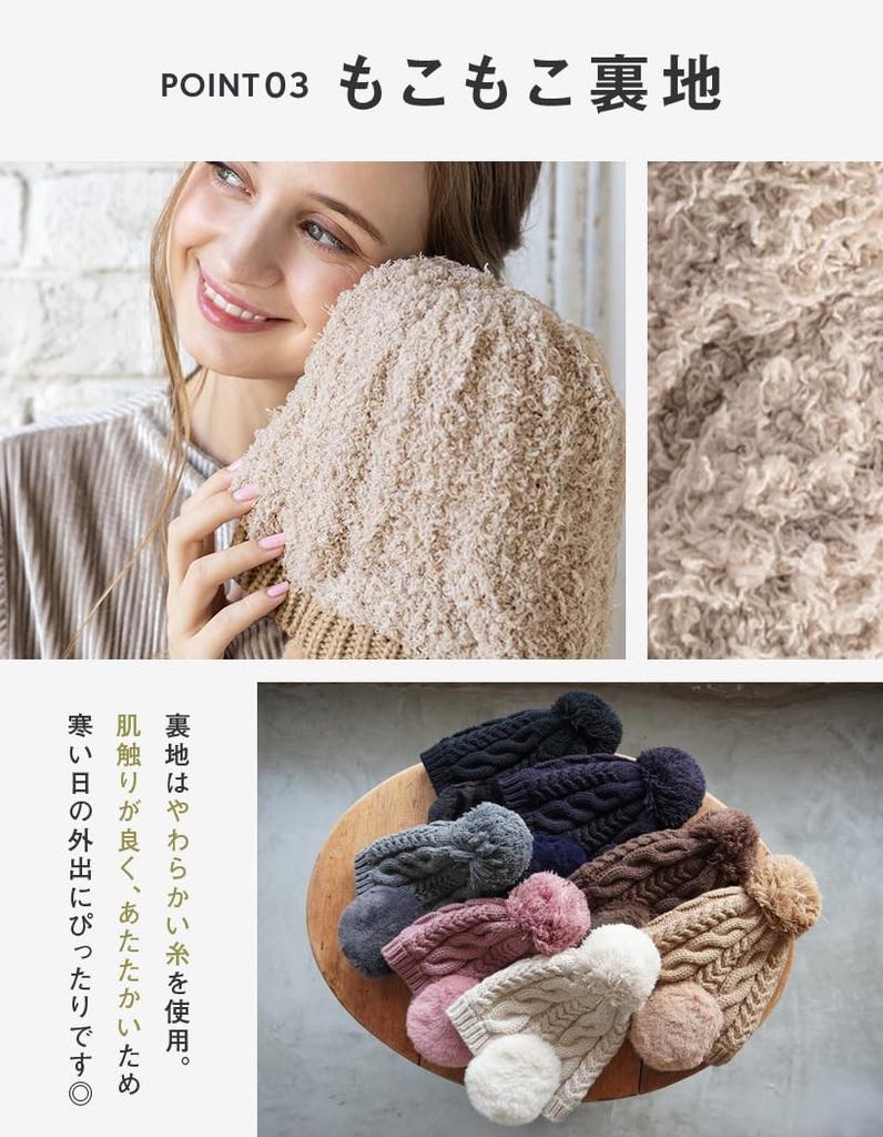 Вязаная свободная шапка с помпоном из искусственного меха, вересковая, плюс вязаная, для холодной погоды, свободного размера, серая, Loo&c, женская шапка, посадка, наушники, вязаная, размер, шапка, защита, осень/зима,