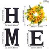 Decorative Sign Floral Wreath Front Door Festival Living Room Versatile Elegant Housewarming Party