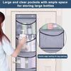 1 Pack Over Door Storage Organizer Hanging Storage with 5 Mesh Pockets
