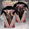 Мужская футболка Рок-группа Aerosmith 3D-печать футболки Мужчины Женщины Хип-хоп Короткий рукав Футболка Оверсайз Уличная одежда Топы Одежда