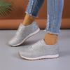 Autumn New Women Fashion Slip-on Low-heeled Woman Sneakers Gold Silver Trend Sport Shoes Ladies Outdoor Casual Walking Shoes