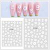 Manicure Decal Removable DIY Self-adhesive Flower Pattern Manicure Sticker Salon Supplies