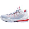 CP3 8 Кроссовки мужские с круглым носком, шнуровкой, амортизацией, нескользящей износостойкой подошвой, низким верхом, для баскетбола, белые, красные, синие 725212-107