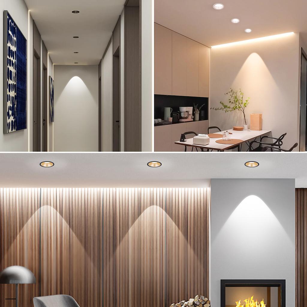 High Quality Recessed Aluminum COB LED Spot Light 5W 7W 9W 12W LED Spotlight Bulb 110V 220V Downlight Ceiling Lamp Home Lighting