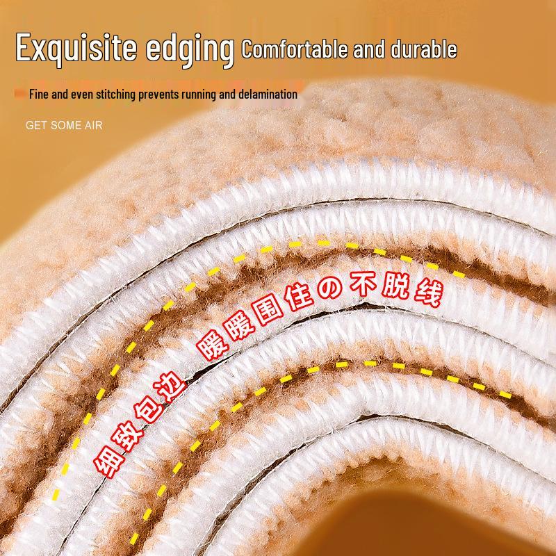 Дышащие, теплые зимние стельки с флисовой подкладкой, впитывающие пот, холодостойкой имитацией овечьей шерсти.