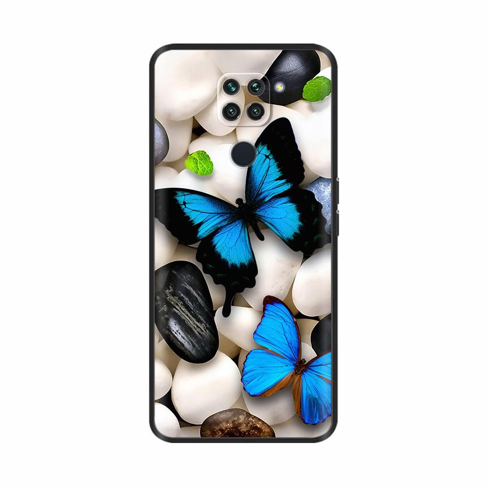 Чехол Для Xiaomi Redmi Note 9 Чехол Мягкая Черная Силиконовая Задняя Крышка Для Redmi Note9 Чехол Redmi Note 9 Чехол Funda Coque Бампер Оболочка