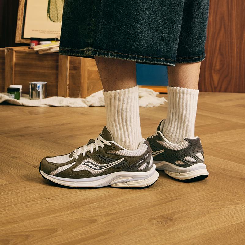 SAUCONY Kinvara 4 Retro Удобные Нескользящие Прочные Низкие Кроссовки для Бега Унисекс Кроссовки Зеленый Белый S79052-21